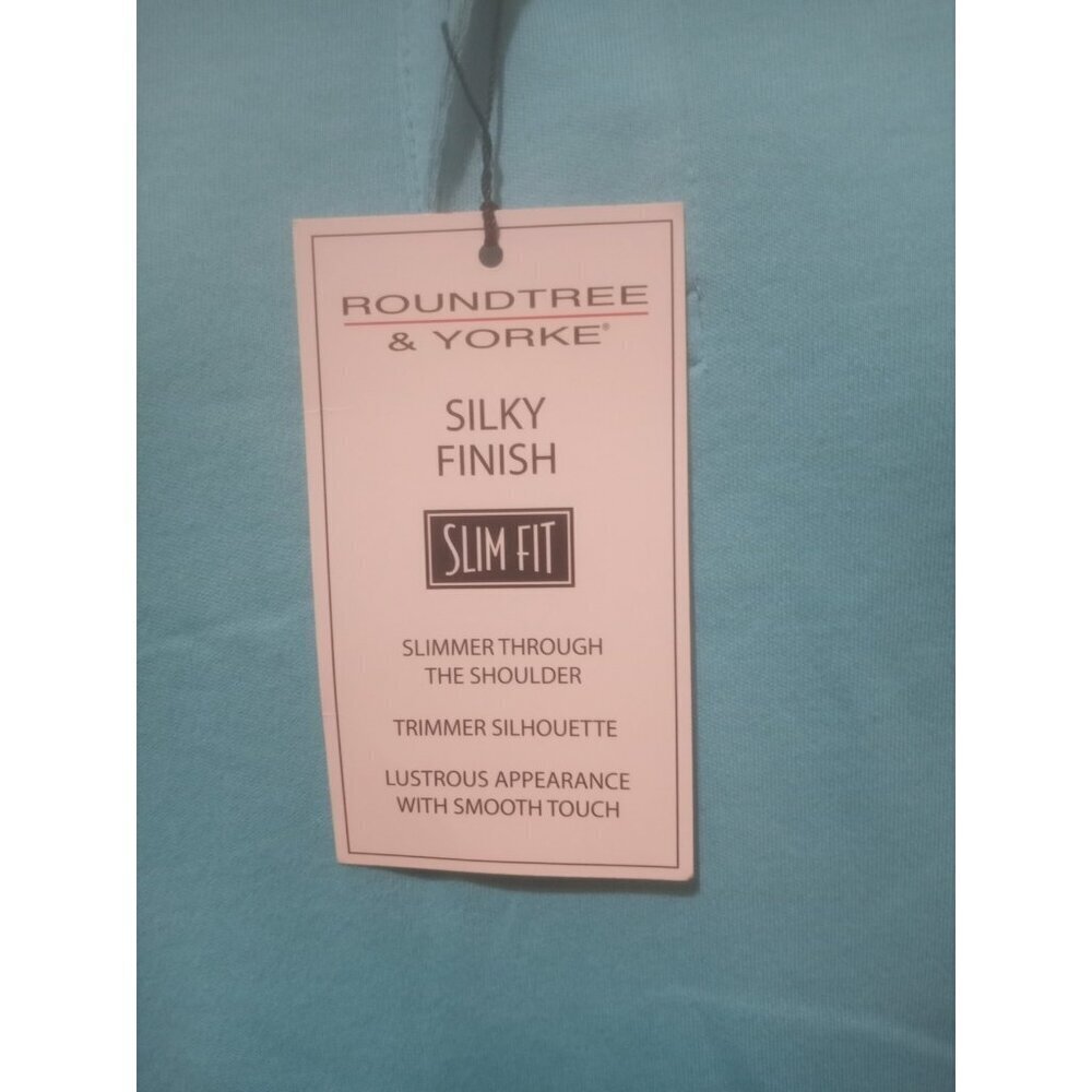 Roundtree & Yorke Silky Finish Collection Size XL Polo Shirt Short Sleeve NWT - Picture 3 of 9